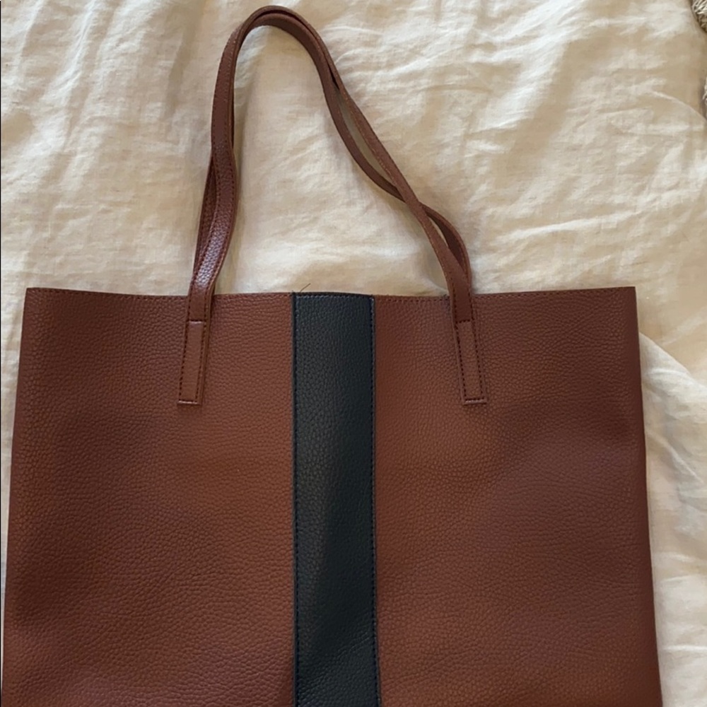 New Vince Camuto vegan leather tote.
